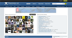 Desktop Screenshot of depresja.ws